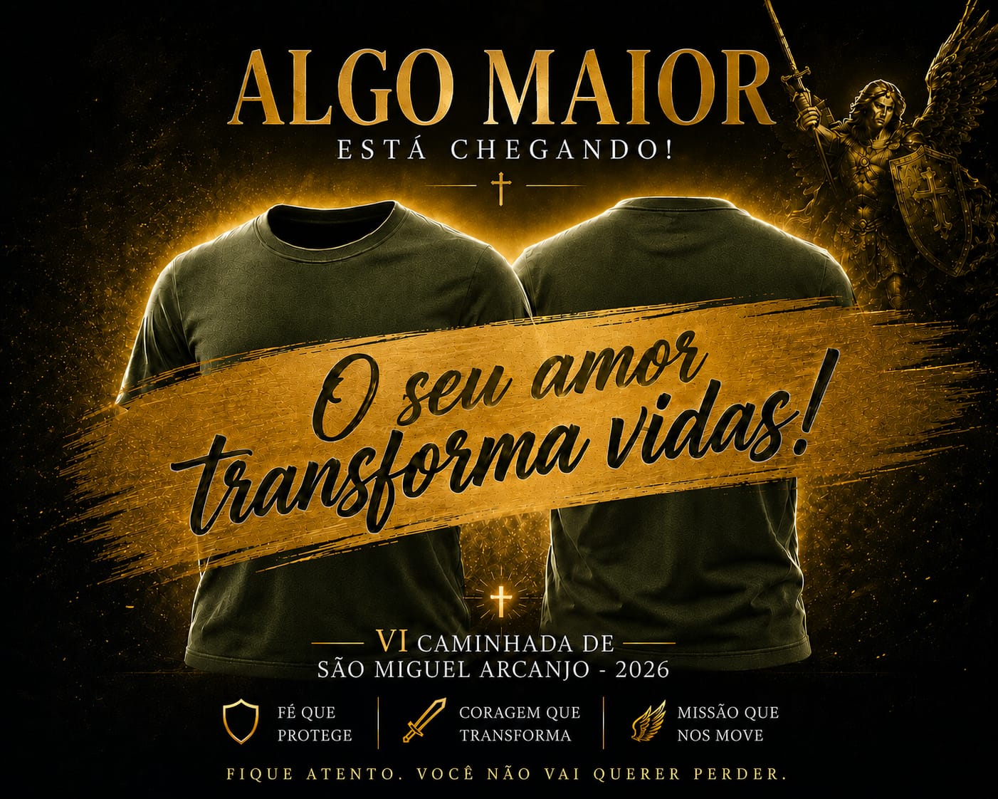 CAMISETA INFANTIL 2026 + SACOCHILA